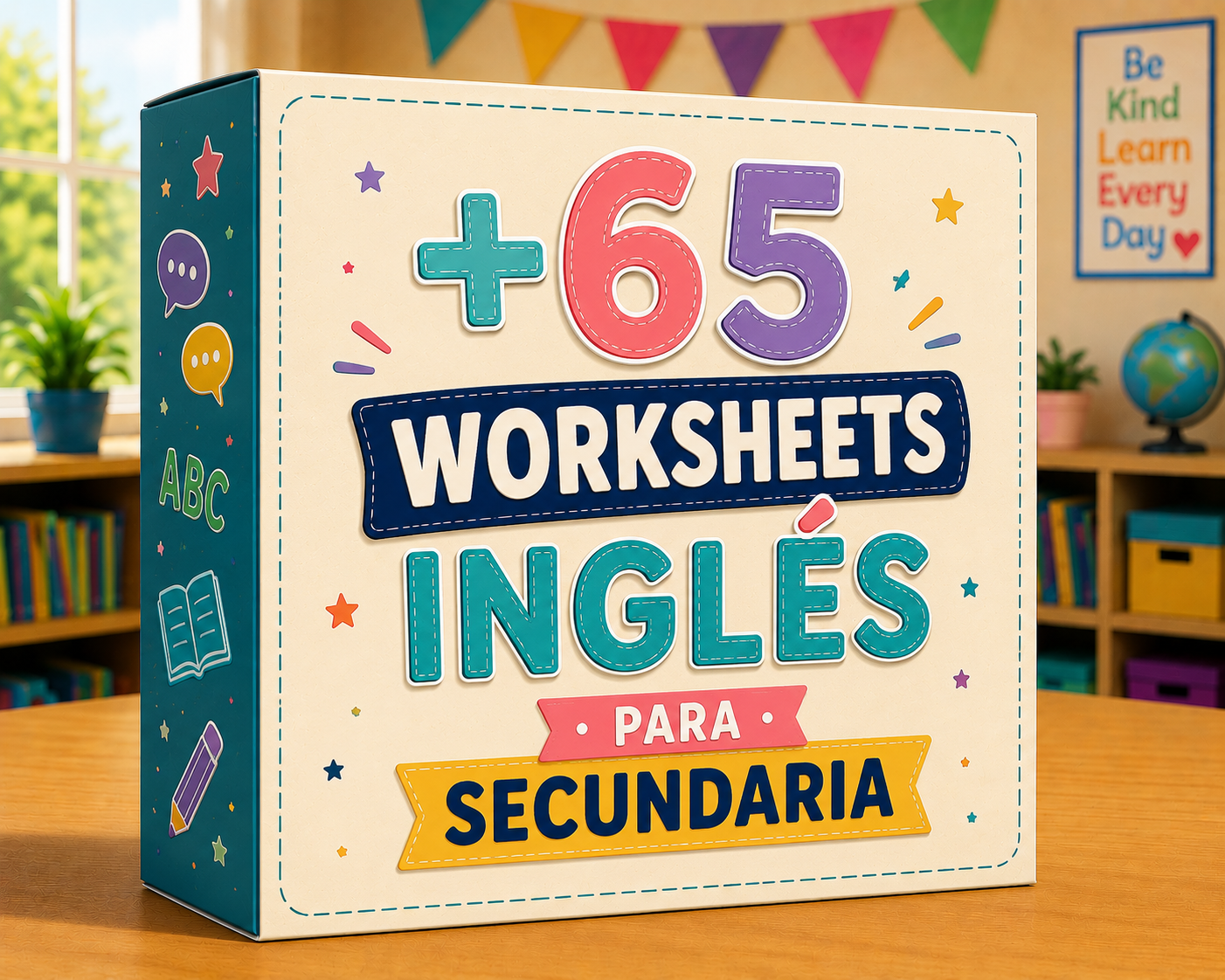 +65 WORKSHEETS INGLÉS SECUNDARIA